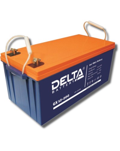 Delta GX 12-200. Аккумулятор герметичный свинцово-кислотный. Delta в Череповце