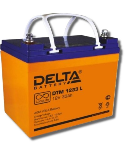 Delta DTM 1233 L. Аккумулятор герметичный свинцово-кислотный. Delta в Череповце