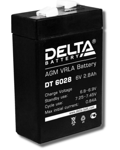 Delta DT 6028. Аккумулятор герметичный свинцово-кислотный. Delta в Череповце