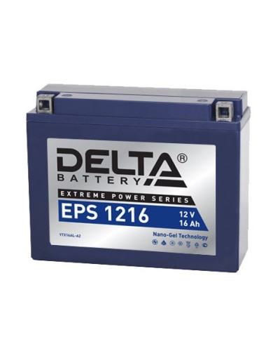 Delta EPS 1216. Аккумулятор герметичный свинцово-кислотный стартерный. Delta в Череповце