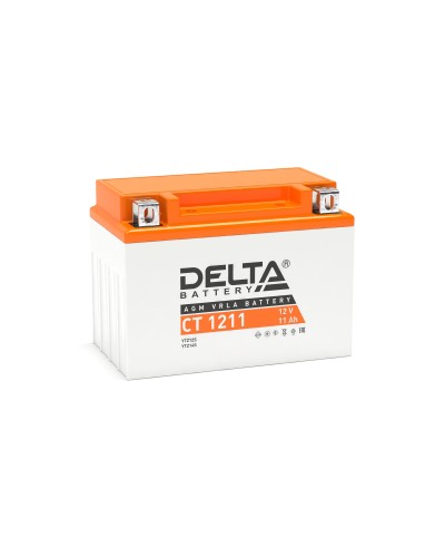 Delta CT 1211. Аккумулятор герметичный свинцово-кислотный стартерный. Delta в Череповце