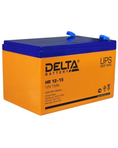 Delta HR 12-15. Аккумулятор герметичный свинцово-кислотный. Delta в Череповце