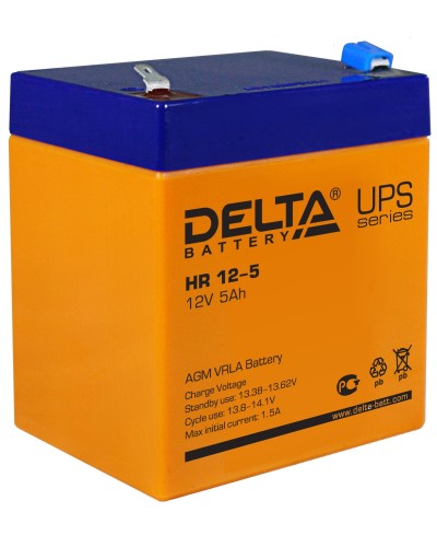 Delta HR 12-5. Аккумулятор герметичный свинцово-кислотный. Delta в Череповце