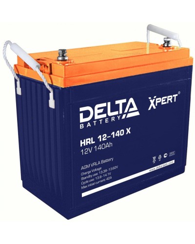 Delta HRL 12-140 X. Аккумулятор герметичный свинцово-кислотный. Delta в Череповце