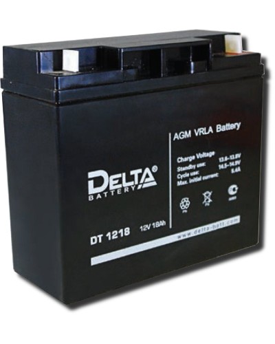 Delta DT 1218. Аккумулятор герметичный свинцово-кислотный. Delta в Череповце