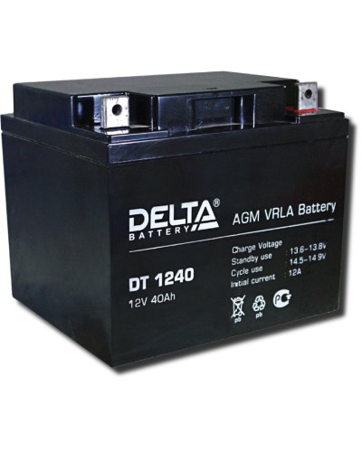 Delta DT 1240. Аккумулятор герметичный свинцово-кислотный. Delta в Череповце