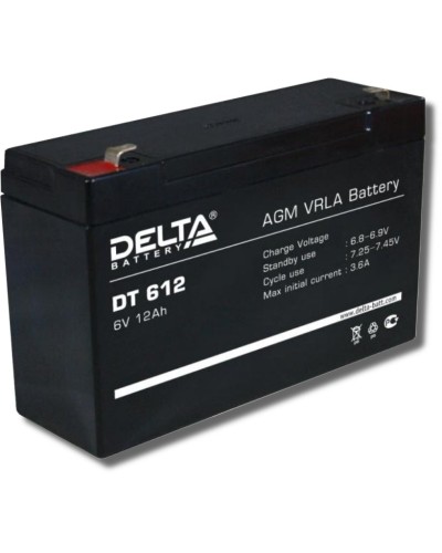 Delta DT 612. Аккумулятор герметичный свинцово-кислотный. Delta в Череповце