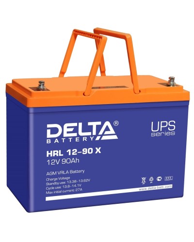 Delta HRL 12-90 X. Аккумулятор герметичный свинцово-кислотный. Delta в Череповце