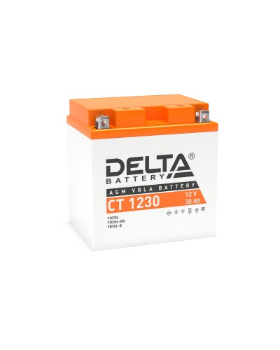 Delta CT 1230. Аккумулятор герметичный свинцово-кислотный стартерный. Delta в Череповце