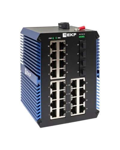 TSX-U-4GX/SFP-24GTP. Промышленный неуправляемый коммутатор. EKF в Череповце