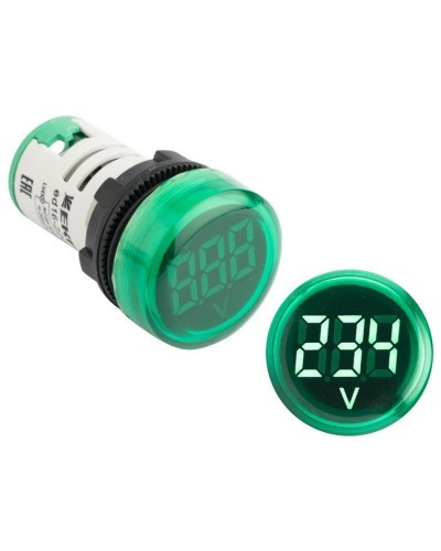 ED16-22VD (ed16-22vd-g). Индикатор значения напряжения зеленый. EKF в Череповце