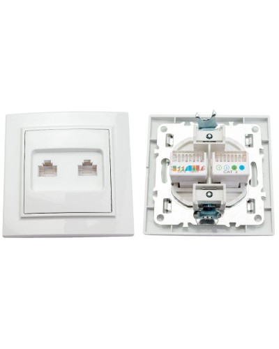 Минск Розетка RJ-45+Phone СП (ERK00-135-10). Розетка RJ-45+Phone СП. EKF в Череповце