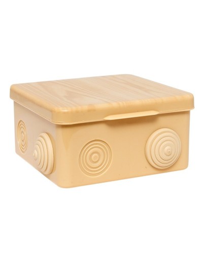 КМР-030-014 с крышкой (100х100х55) светлое дерево IP54 (plc-kmr-030-014-s). Коробка распределительная. EKF в Череповце