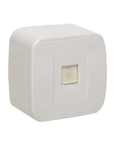 Минск Розетка RJ-45 1-местная ОП 1А (EGK01-035-10). Розетка RJ-45 1-местная ОП 1А. EKF в Череповце