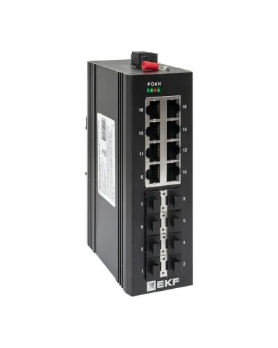 TSX-U-8GX/SFP-8GT. Промышленный неуправляемый коммутатор. EKF в Череповце