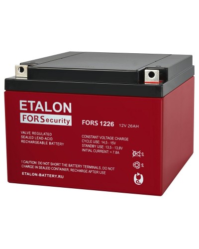 ETALON FORS 1226. Аккумулятор герметичный свинцово-кислотный. ETALON в Череповце