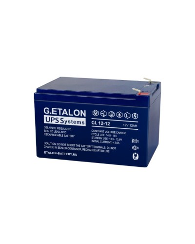 G.ETALON GL 12-12. Аккумулятор герметичный свинцово-кислотный. ETALON в Череповце