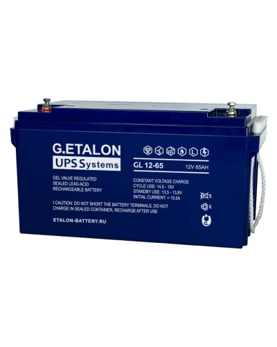 G.ETALON GL 12-65. Аккумулятор герметичный свинцово-кислотный. ETALON в Череповце