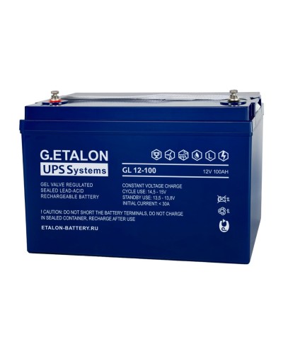 G.ETALON GL 12-100. Аккумулятор герметичный свинцово-кислотный. ETALON в Череповце