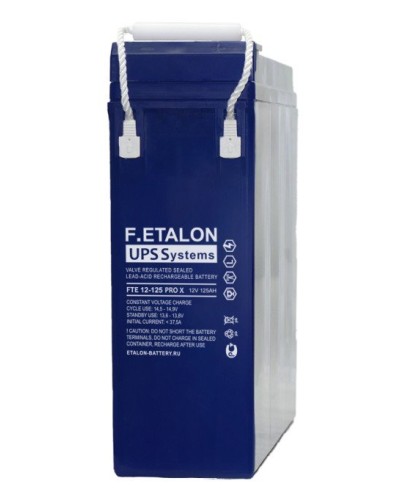 F.ETALON FTE 12-125 PRO X. Аккумулятор герметичный свинцово-кислотный. ETALON в Череповце