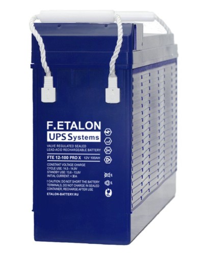 F.ETALON FTE 12-100 PRO X. Аккумулятор герметичный свинцово-кислотный. ETALON в Череповце