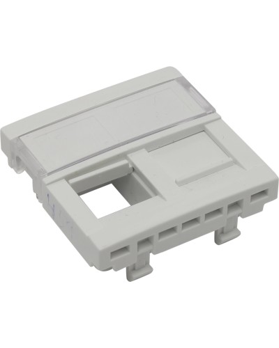 Вставка для 2-х модулей под RJ-45 кат.5e UTP, белая (45971 SBR): Вставка для 2-х модулей в Череповце