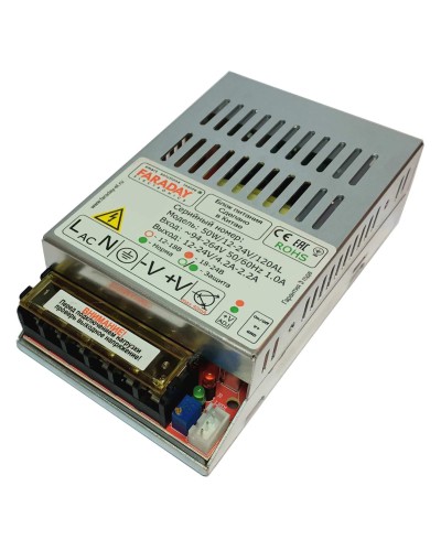 50W/12-24V/120AL. Импульсный блок питания. FARADAY в Череповце
