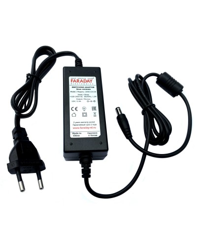 24W/12V/2A. Импульсный блок питания в пластиковом корпусе. FARADAY в Череповце