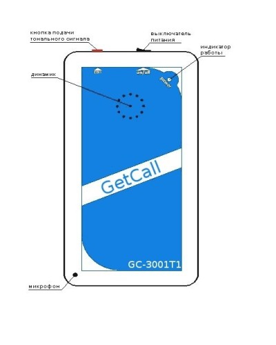 GC-3001T1. Переговорное устройство ремонтной связи. GETCALL в Череповце