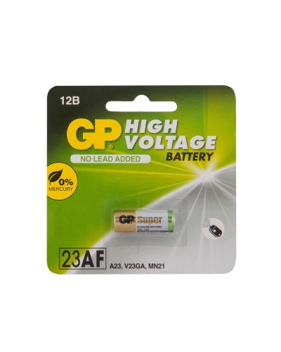 GP 23AF (GP 23AFRA-2F1), БЛИСТЕР. Высоковольтная батарейка 12В. GP Batteries в Череповце