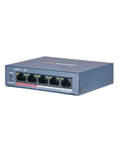 DS-3E0105P-E/M(B). Коммутатор с питанием POE. Hikvision в Череповце