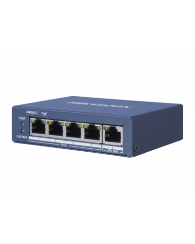 DS-3E0505P-E/M. Коммутатор с питанием POE. Hikvision в Череповце