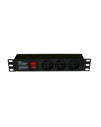 SHE10-3SH-S-IEC. Блок розеток 10. Hyperline в Череповце