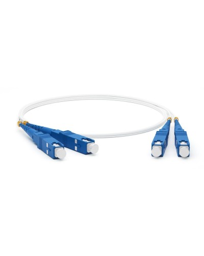 FC-D2-9A1-SC/UR-SC/UR-H-1M-LSZH-WH. Патч-корд волоконно-оптический SC-SC. Hyperline в Череповце