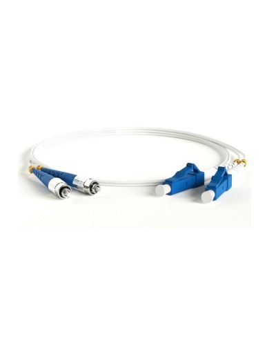 FC-D2-9A1-FC/UR-LC/UR-H-1M-LSZH-WH. Патч-корд волоконно-оптический FC-LC. Hyperline в Череповце