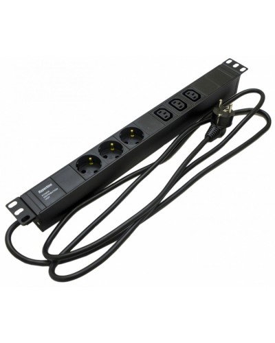 SHE19-3SH-3IEC-2.5EU. Блок розеток 19. Hyperline в Череповце