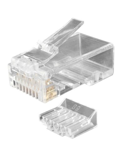 PLUG-8P8C-UV-C6-100 (100 шт). Разъем RJ-45. Hyperline в Череповце