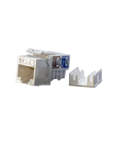 KJ9-8P8C-C6-90-WH. Вставка Keystone Jack RJ-45. Hyperline в Череповце