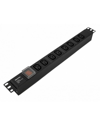 SHE19-8IEC-S-IEC. Блок розеток 19. Hyperline в Череповце