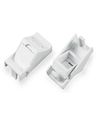 SIP2A-1K-M45-22.5. Вставка угловая 45x22.5 (аналог Mosaic) для 1 модуля формата Keystone Jack. Hyperline в Череповце
