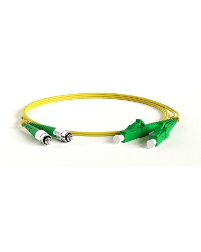 FC-D2-9-FC/AR-LC/AR-H-1M-LSZH-YL. Патч-корд волоконно-оптический FC-LC. Hyperline в Череповце