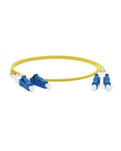 FC-D2-9-LC/UR-LC/UR-H-5M-LSZH-YL. Патч-корд волоконно-оптический одномодовый. Hyperline в Череповце