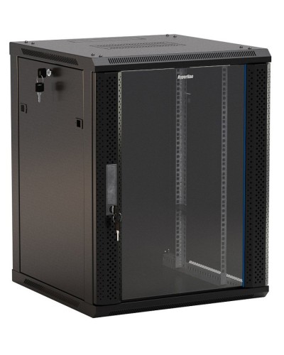 TWB-0945-GP-RAL9004. Шкаф телекоммуникационный 19 настенный 9U. Hyperline в Череповце