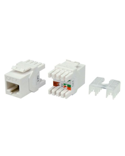 KJ8-8P8C-C6-180-WH. Вставка Keystone Jack RJ-45. Hyperline в Череповце