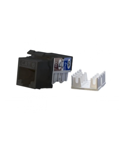 KJ9-8P8C-C6-90-BK. Вставка Keystone Jack RJ-45. Hyperline в Череповце