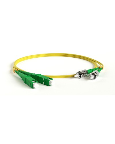 FC-D2-9-SC/AR-ST/AR-H-1M-LSZH-YL. Патч-корд волоконно-оптический ST-SC. Hyperline в Череповце