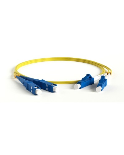 FC-D2-9-LC/UR-SC/UR-H-1.5M-LSZH-YL. Патч-корд волоконно-оптический одномодовый. Hyperline в Череповце