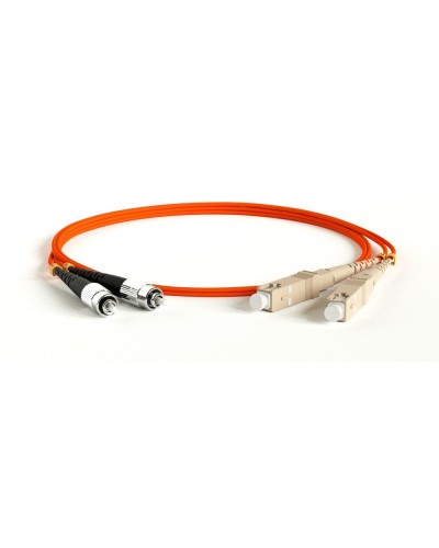 FC-D2-50-FC/PR-SC/PR-H-1M-LSZH-OR. Патч-корд волоконно-оптический SC-FC. Hyperline в Череповце