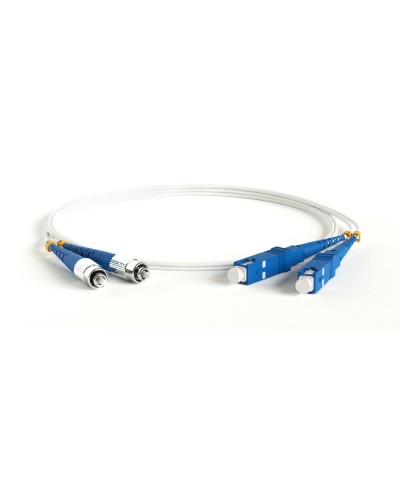 FC-D2-9A1-FC/UR-SC/UR-H-1M-LSZH-WH. Патч-корд волоконно-оптический SC-FC. Hyperline в Череповце