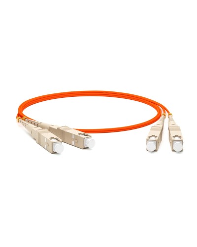 FC-D2-62-SC/PR-SC/PR-H-2M-LSZH-OR. Патч-корд волоконно-оптический многомодовый. Hyperline в Череповце